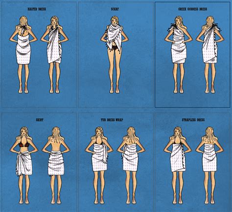 How do you wrap a woman's towel?
