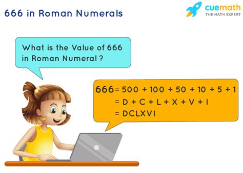 How do you write 666 in Roman?