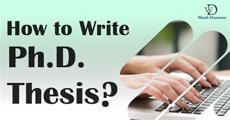 How do you write a PhD thesis in 3 months?