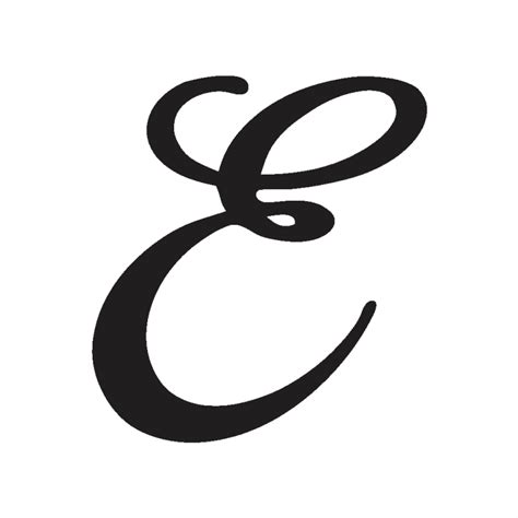 How do you write a cursive E?