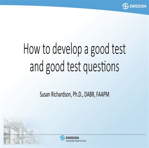 How do you write a good assessment question?