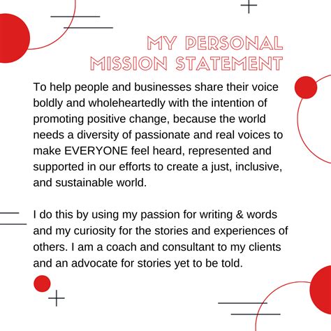 How do you write a personal purpose statement?