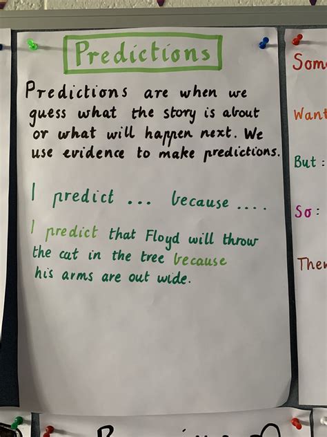 How do you write a prediction example?