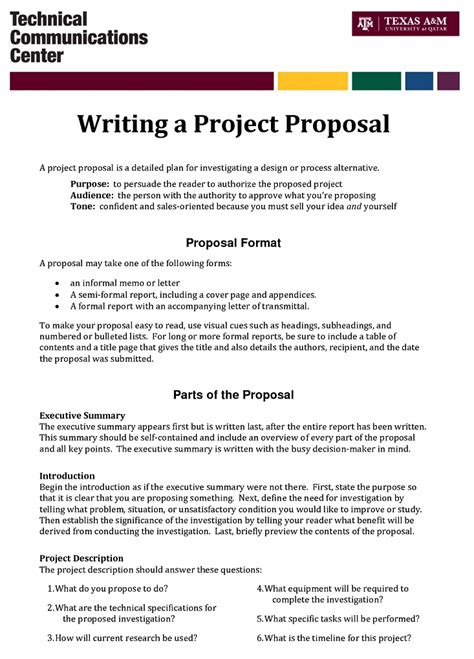 How do you write a project work?