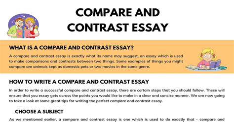 How do you write a report comparing two things?