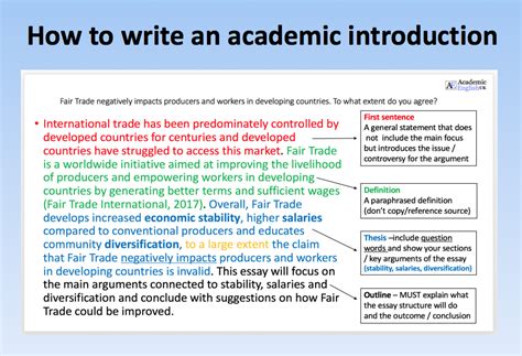 How do you write an academic introduction?