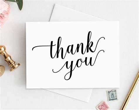 How do you write an elegant thank you note?