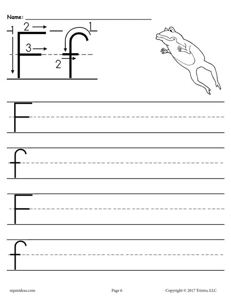 How do you write the letter F in 4 lines?