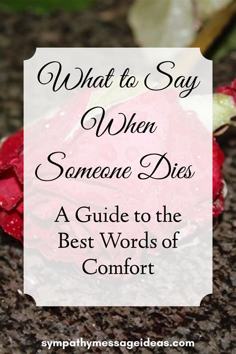 How do you write when someone dies?