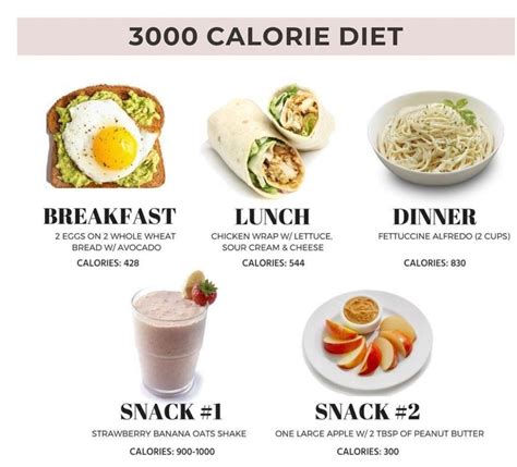 How does 3,000 calories look like?