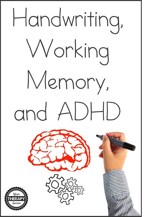 How does ADHD affect handwriting?