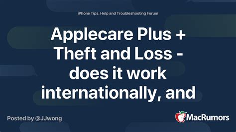 How does AppleCare theft work?