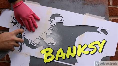 How does Banksy make stencils?