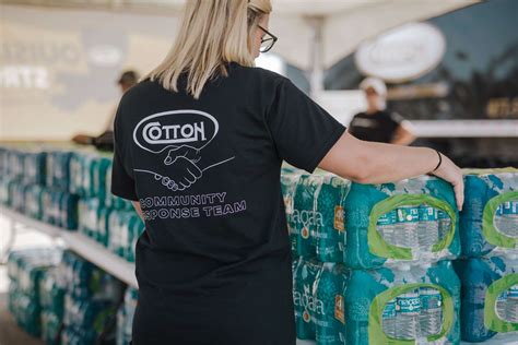 How does Cotton On give back to the community?