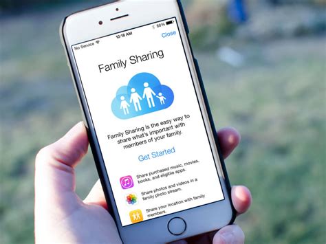 How does Family Sharing work on iPhone?