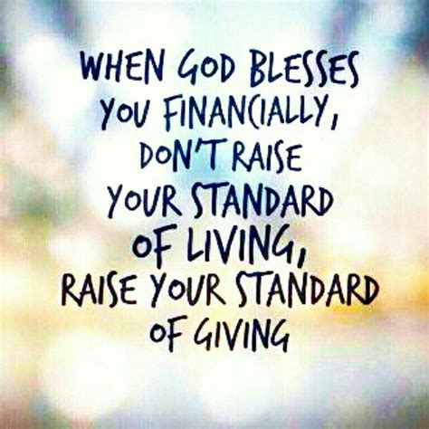 How does God bless you financially?