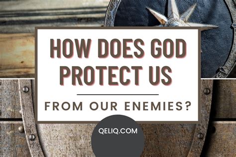 How does God protect us from our enemies?
