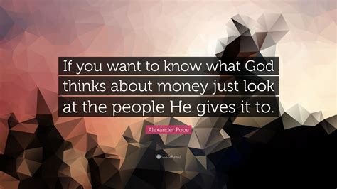 How does God think about money?