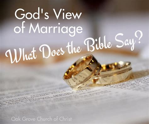 How does God view marriage?