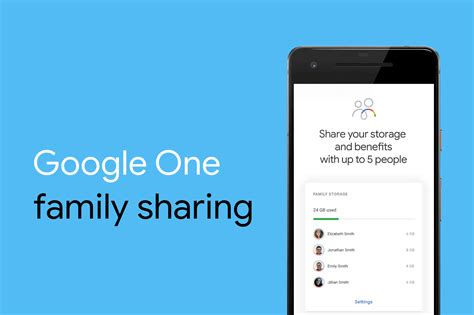 How does Google One Family Sharing work?