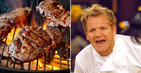 How does Gordon Ramsay prefer his steak?