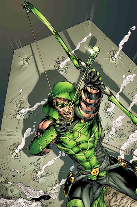 How does Green Arrow make his arrows?