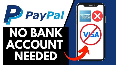 How does PayPal work without a bank account?