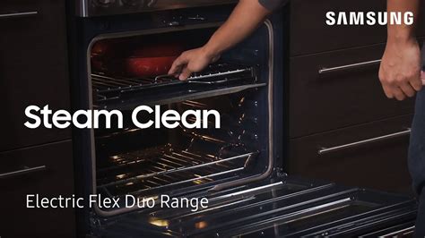 How does Samsung self-clean oven work?