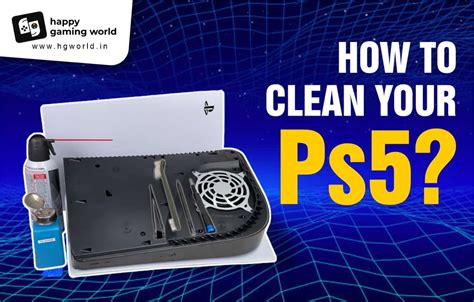 How does Sony recommend cleaning PS5?