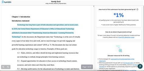 How does Turnitin detect AI writing?