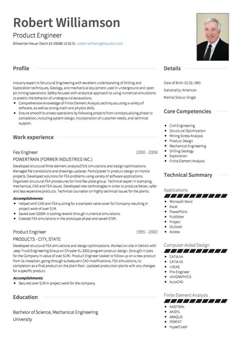 How does a German CV look like?