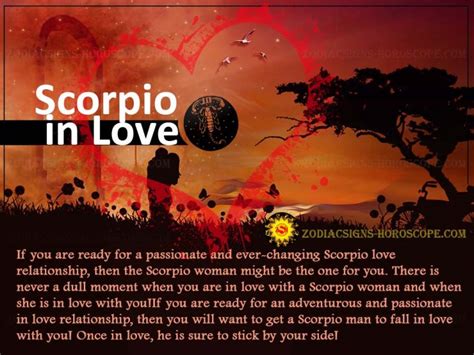 How does a Scorpio act when in love?