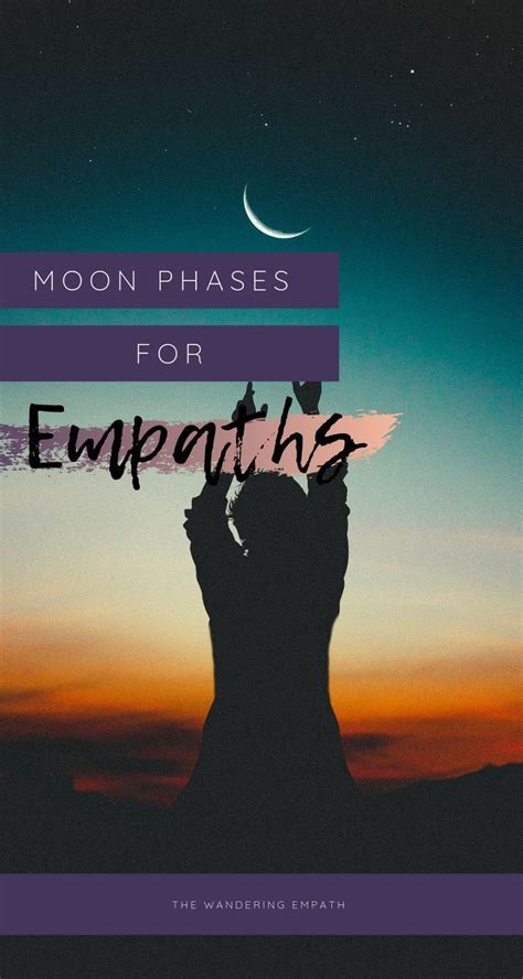 How does a new moon affect an empath?