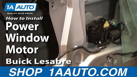 How does a power window motor know when to stop?