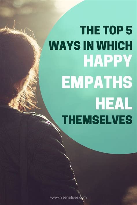 How does an empath heal themselves?