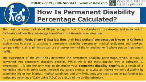 How does disability work in California?