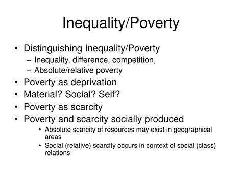How does inequality affect poverty?