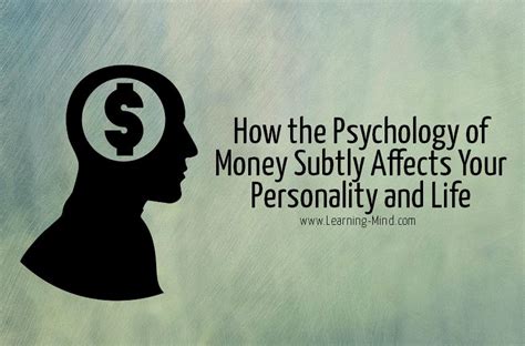 How does money affect personality?