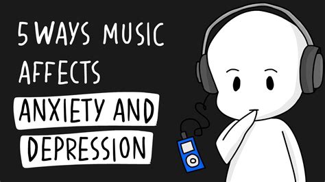 How does music affect anxiety?