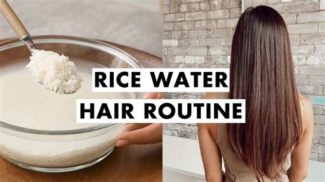 How does rice water help hair?