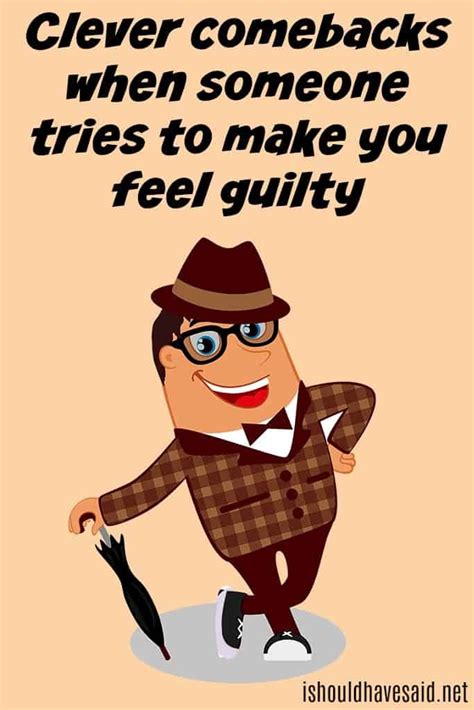 How does someone look when they feel guilty?