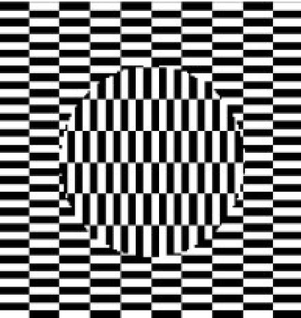 How does the Ouchi illusion work?