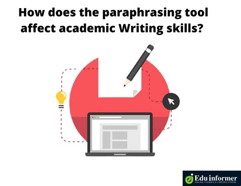 How does the paraphrasing tool affect students?