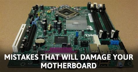 How easy is it to damage a motherboard?
