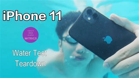 How far can an iPhone 11 go underwater?