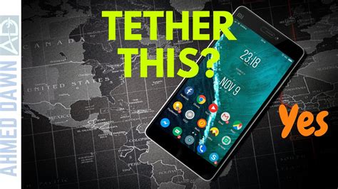 How far can you tether a phone?