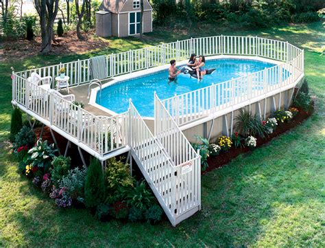 How far down can you put an above ground pool?