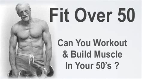 How fast can a 50 year old gain muscle?