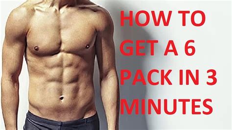 How fast can you get a six-pack?