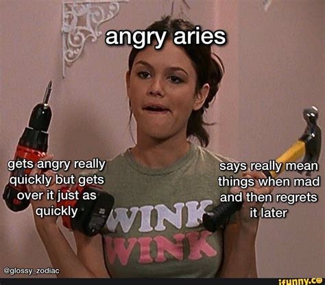How fast do Aries get mad?